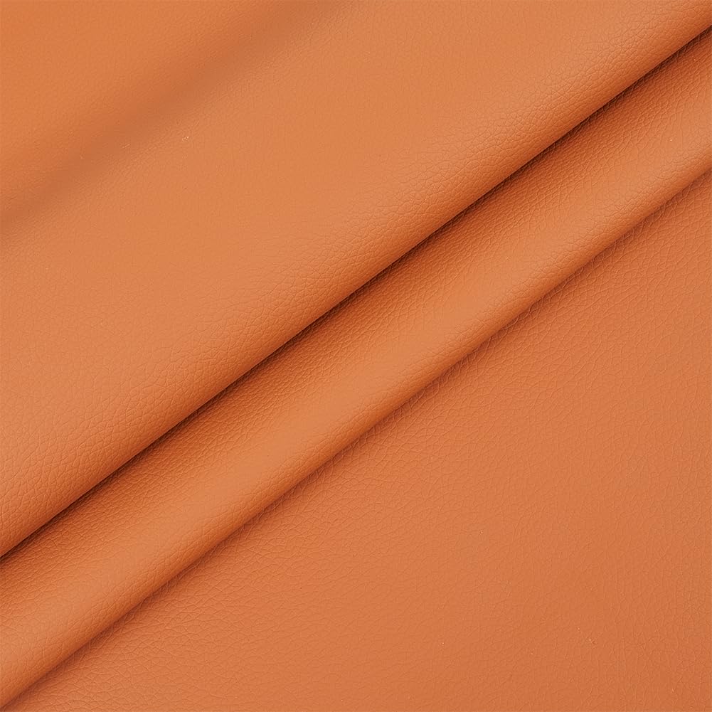GORGECRAFT 135x30cm Litchi Grain Faux Leather Fabric Lychee Texture Synthetic PU Leathercloth 1mm Thick Imitation Leather Sheets Fabric for DIY Sewing Crafts Bows Bag Earrings Jewelry Making - Image 4