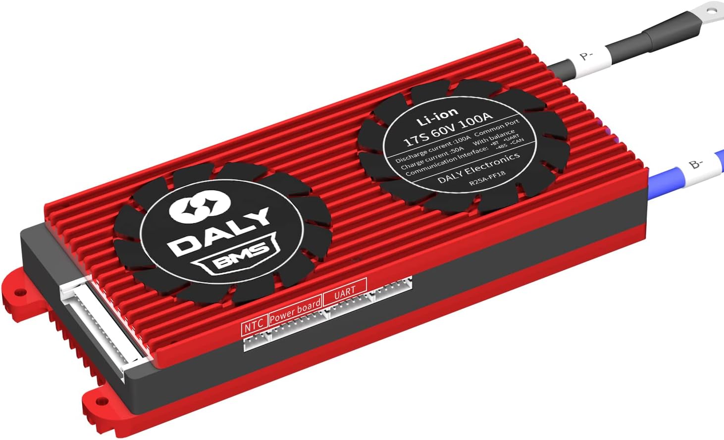 DALY Smart BMS Liion 17S 60V 100A with Visible Data