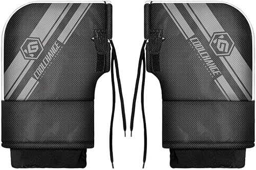 Miniatura 8 de Guantes para manillar de motocicleta, impermeables, resistentes al viento, gruesos, cálidos, para protección de manos, cubierta térmica para la