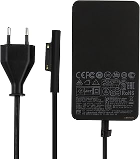 Slive Updated Version Surface Pro Charger, 44W 15V 2.58A, Compatible for Microsoft Surface Pro 3, Pro 4, Pro 5, Pro 6, Pro 7 Surface Laptop 1/2, Surface Book & Surface Go, with 5V 1A USB Charging Port