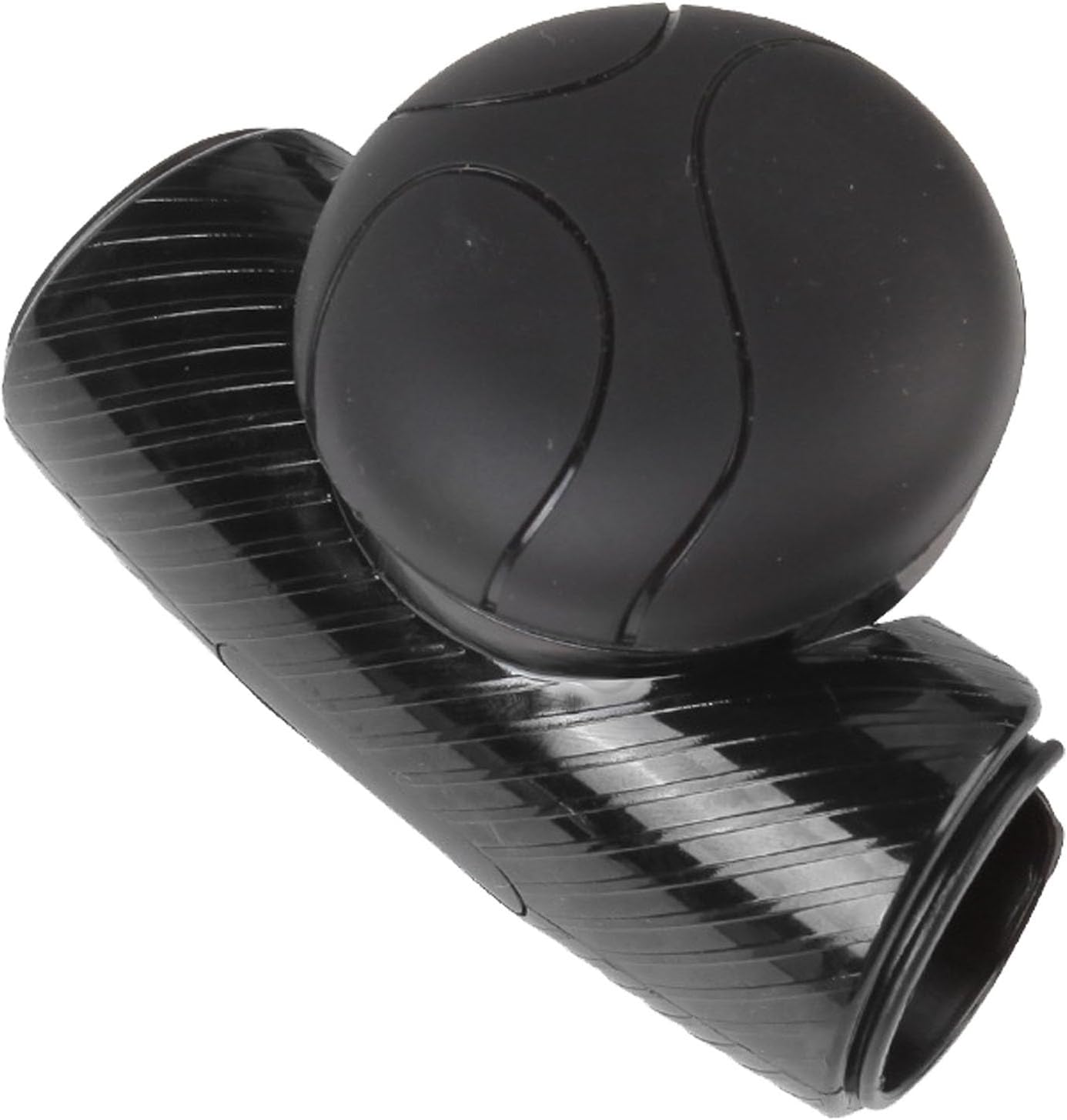 Steering Wheel Spinner Knob - Silicone ABS 3.35x2.17 in, 360° Rotating Bearing, Non-Slip Ergonomic Grip | Car Truck SUV Steering Aid for Easy Turning U-Turns Corners Novice Drivers