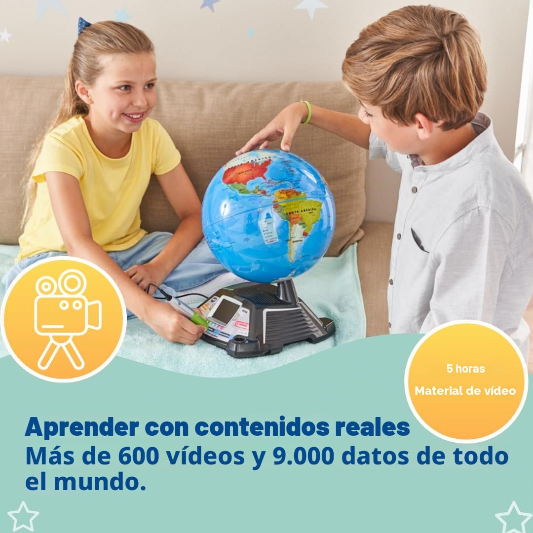 Vtech- Globo de Aprendizaje, Multicolor (80-605464)