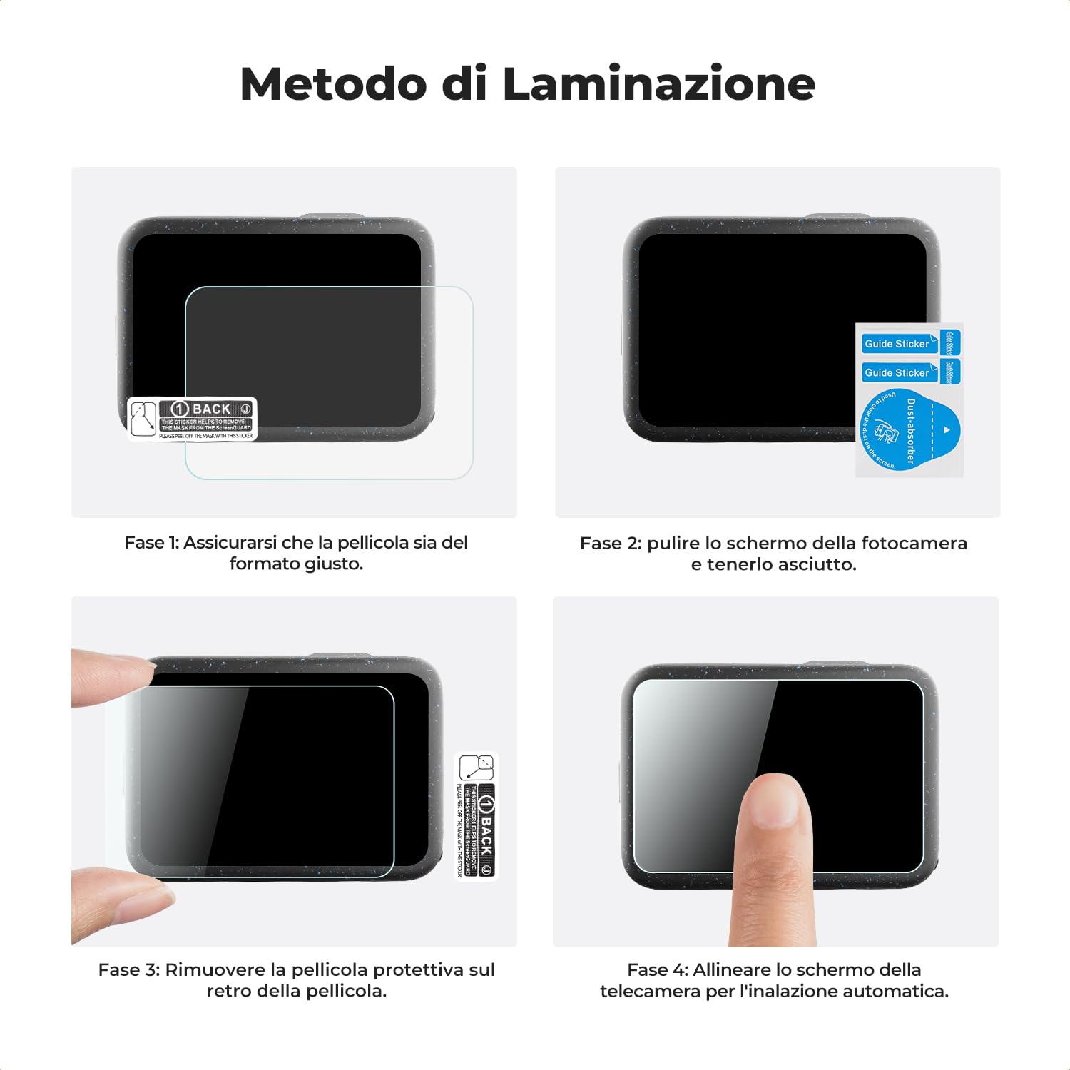 REDTRON Custodia Silicone + Vetro Temperato Per GoPro Hero 12/11/10/9 - Protezione Completa - Foto 14