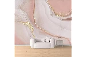 Pink and Gold Marble Peel and Stick Wallpaper