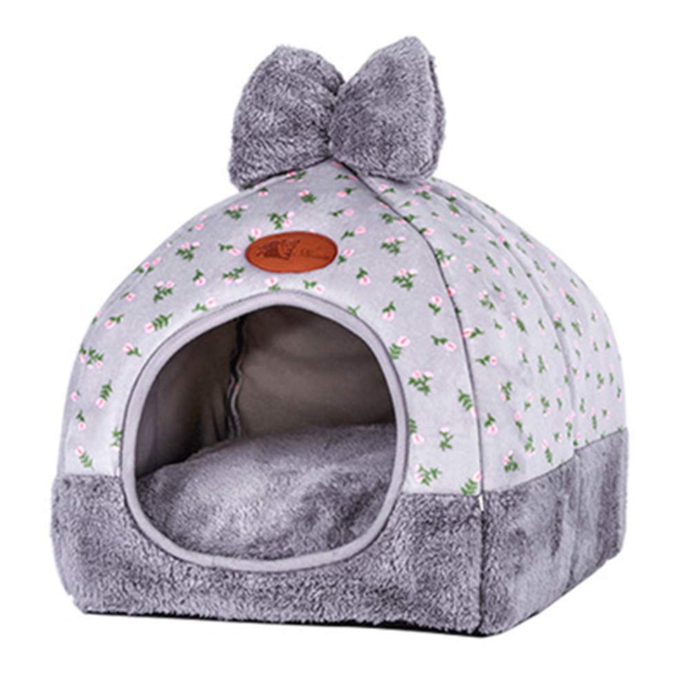 Petites et moyennes chiens chaud matelas S-XL tapis de couchage pour teddy gris