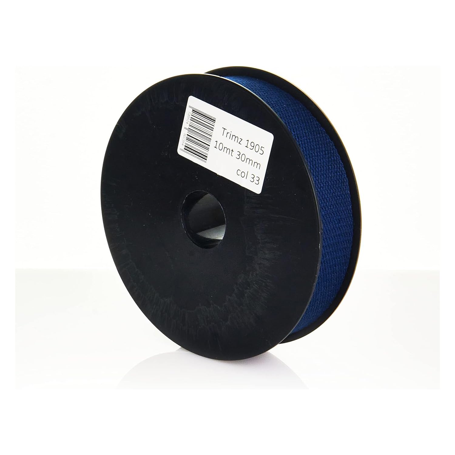 Trimz Cotton Webbing - Dark Navy - 30mm x 10m - Image 3
