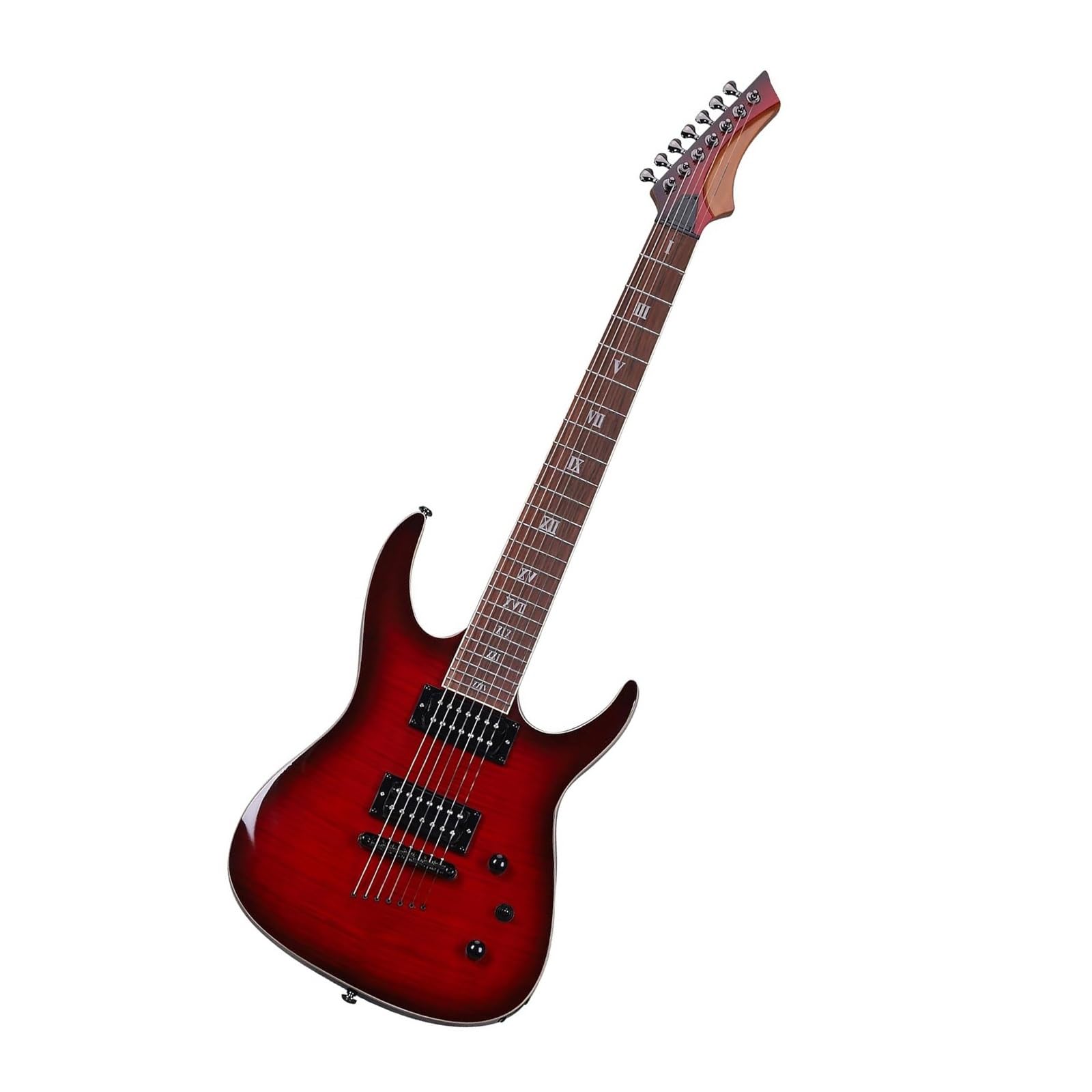 Profesjonalna Gitara Elektryczna Dla Początkujących Z Mahoniowym Korpusem I Klonową Szyjką(10)
