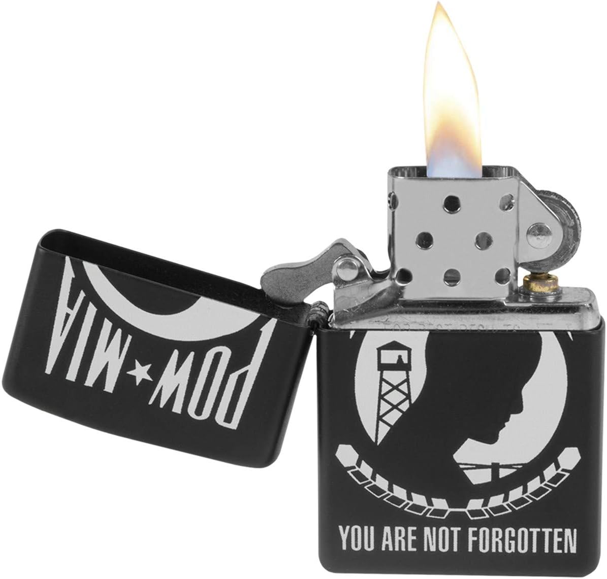 POW MIA Flag American Military Servicemen Zippo Lighter
