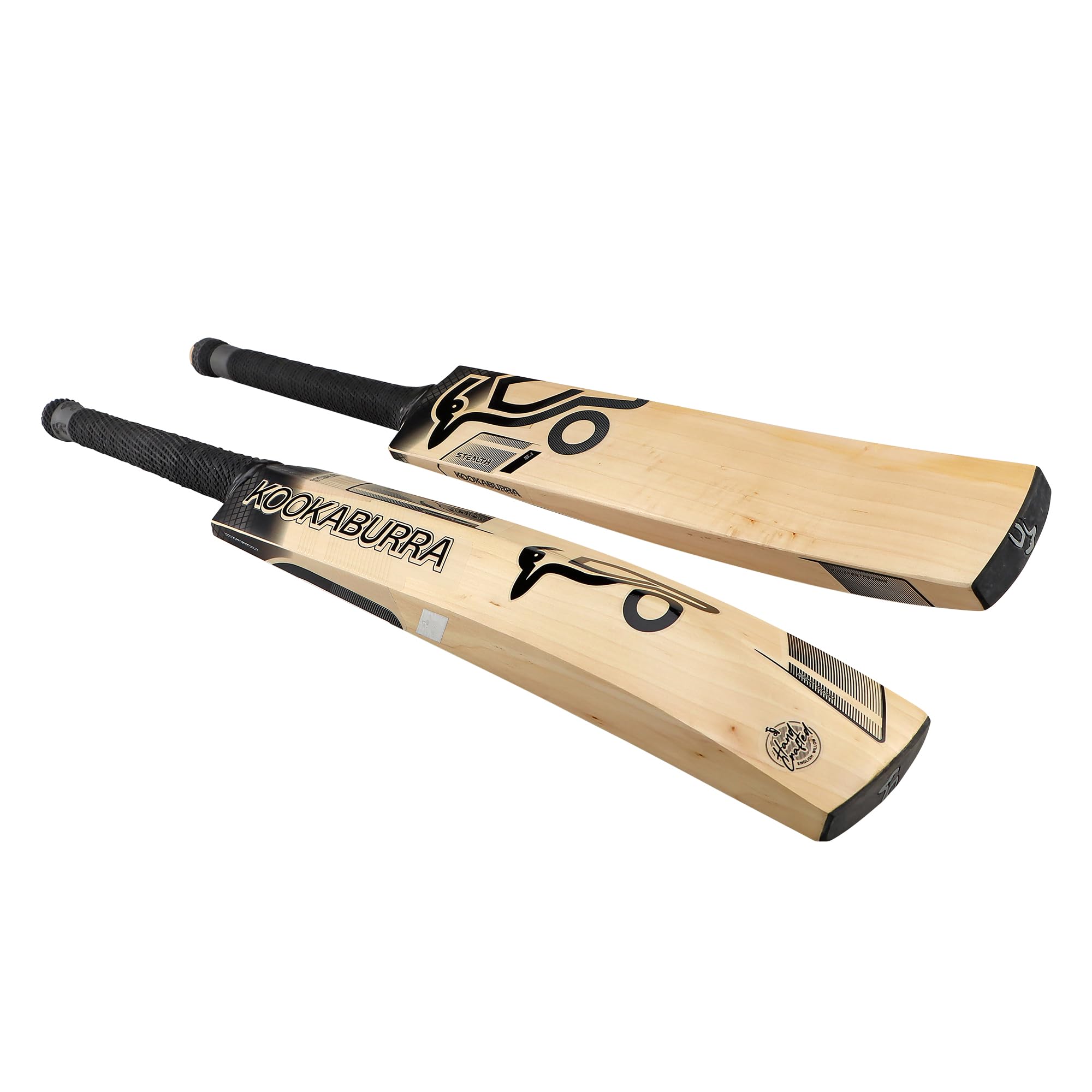 Kookaburra Stealth 5.1 Cricket Bat, Short Handle, Mazza Unisex, Nero, Manico Corto
