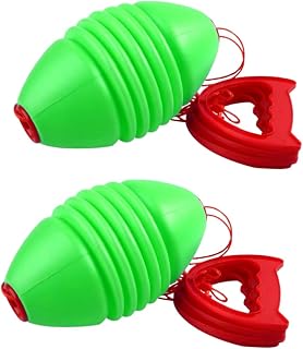 Kisangel Sliding Zoom Game Family Zoom Sliding Ball 2pcs Game Upper Indoor Toys Handles for Elastic Steam Return Family Body Zip Stress Coordination Zoom Ball Toy