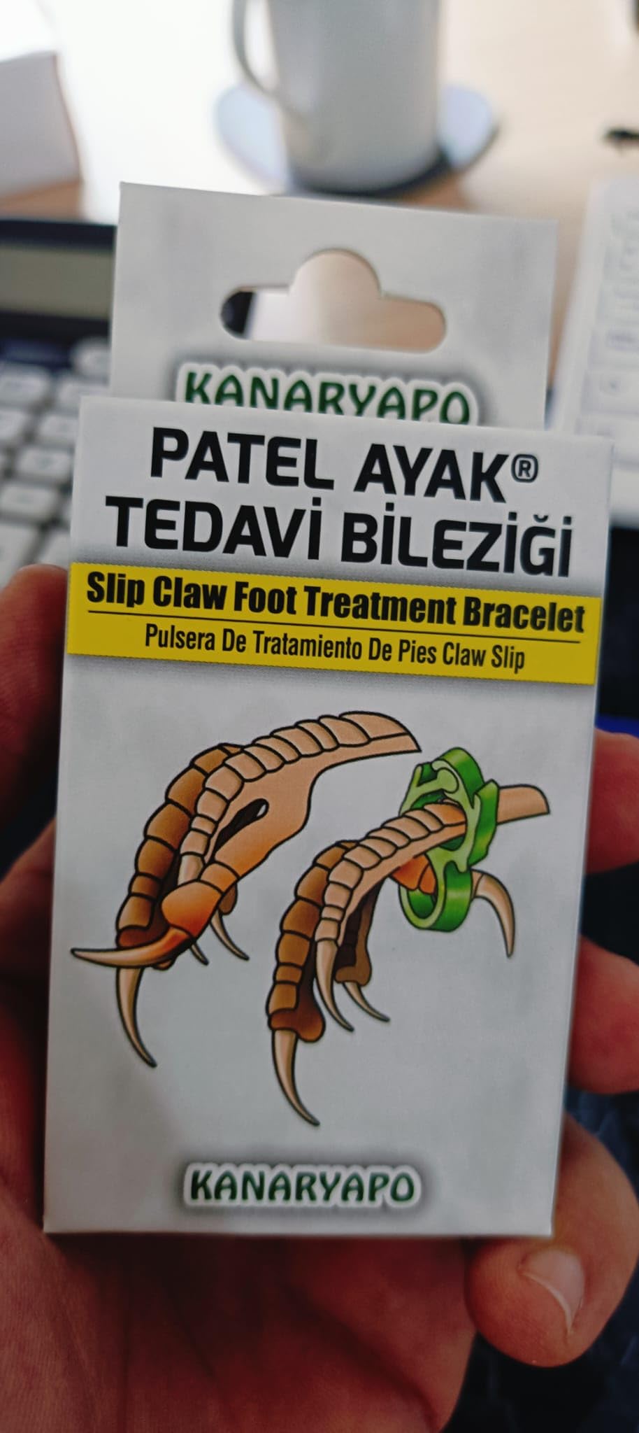 Piumer Anilla correctora de Dedo Patel AYAK KANARYAPO