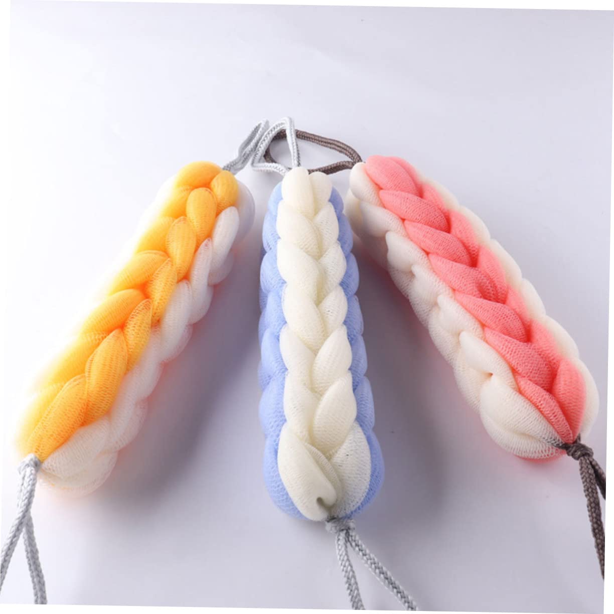 FRCOLOR 10pezzi Scrubber Per Schiena Esfoliante Striscia Per Doccia e Bagno Perfetta Per Uomini e Donne Pulizia e Massaggio Della