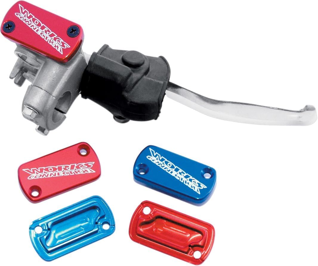 Works Connection Front Brake Reservoir Cap (RED) For 02-23 HONDA CRF450R