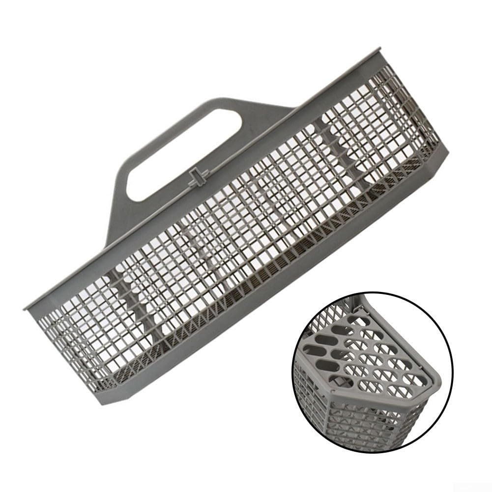 Cestello di ricambio per lavastoviglie GE WD28X10128, contenitore in plastica grigia per posate per un lavaggio efficiente