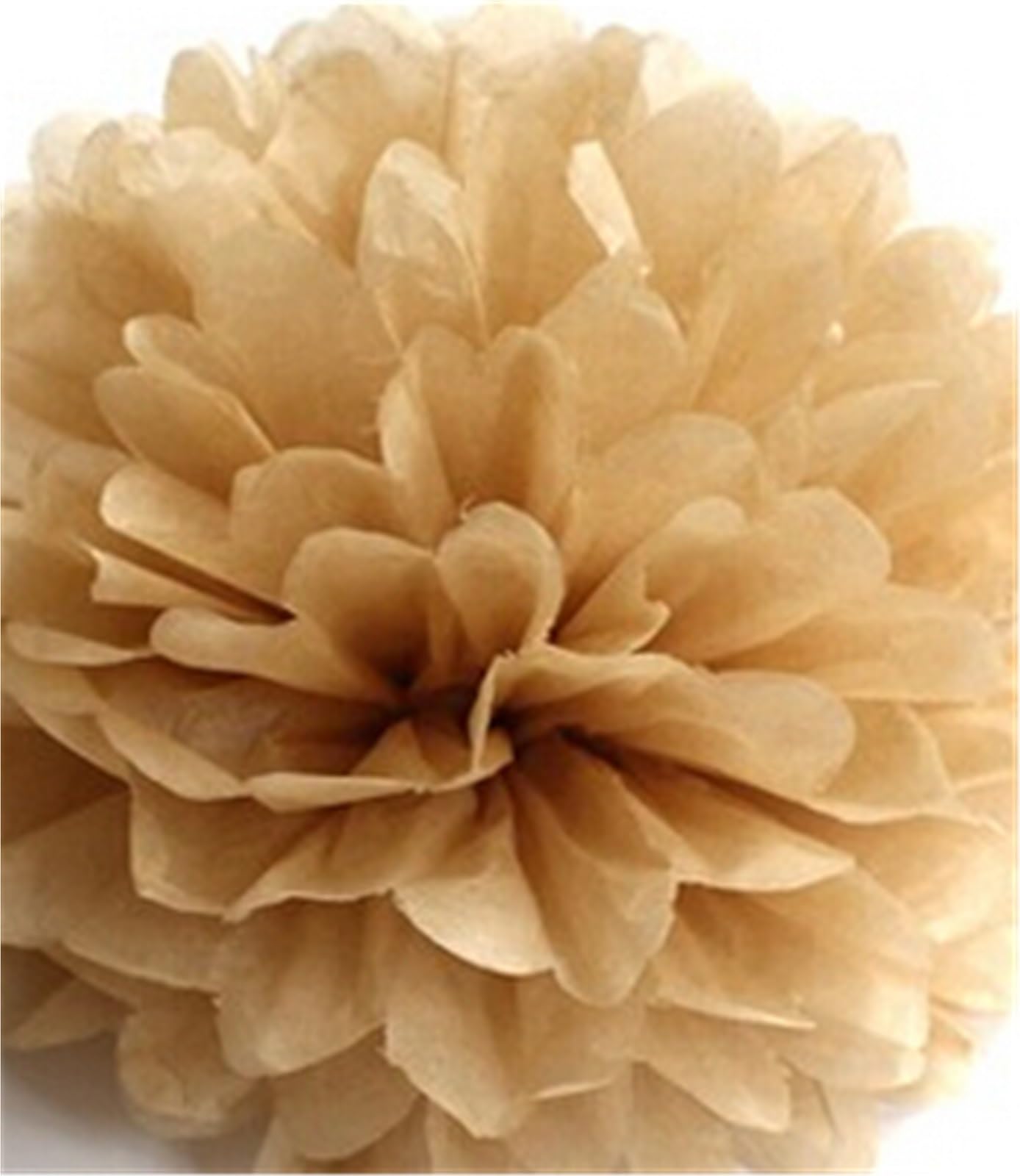 Paper Pom Poms 1pcs 4inch (10cm) Pompon Tissue Paper Pom Poms Flower Balls Home Decoration Party Supplies Wedding Balls(Gold)