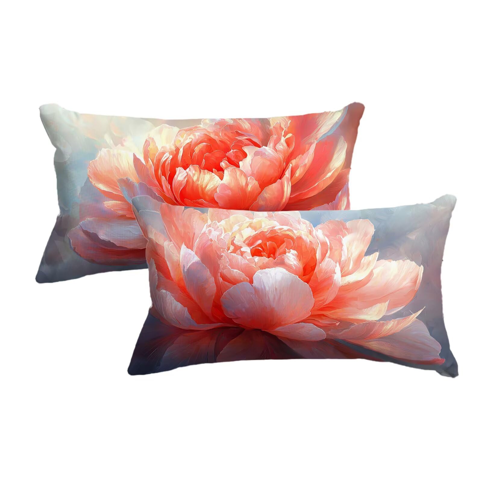 Housse coussin exterieur rose imperméable 40x60 protégeant vos sièges de la pluie