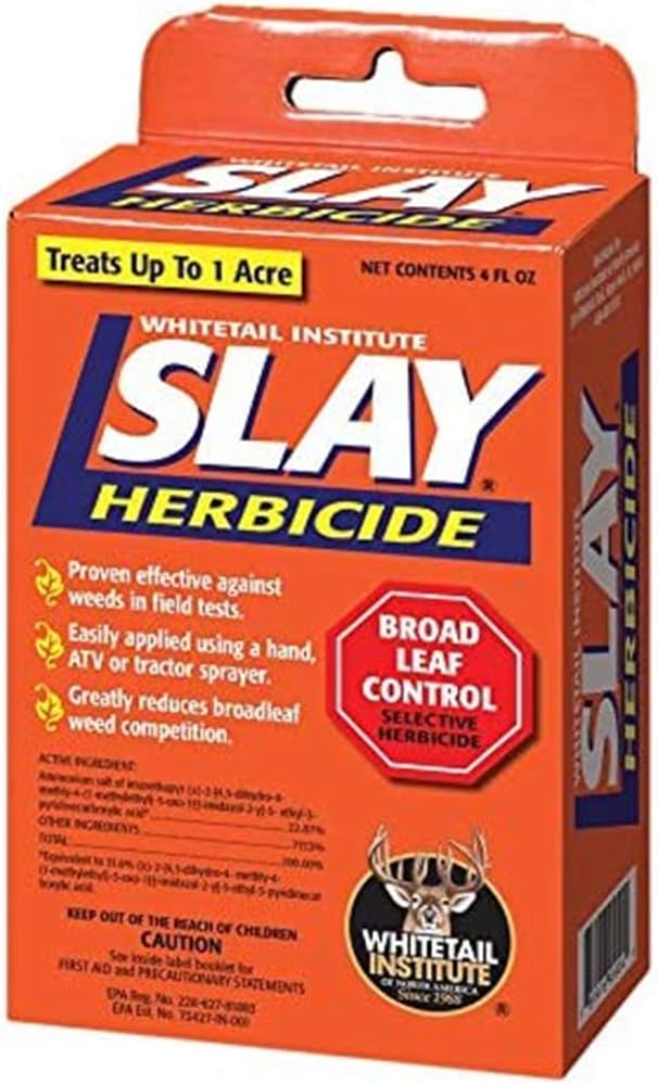 Whitetail InstituteSlay Herbacide 4oz Food Plot Controller, white (SH4oz)