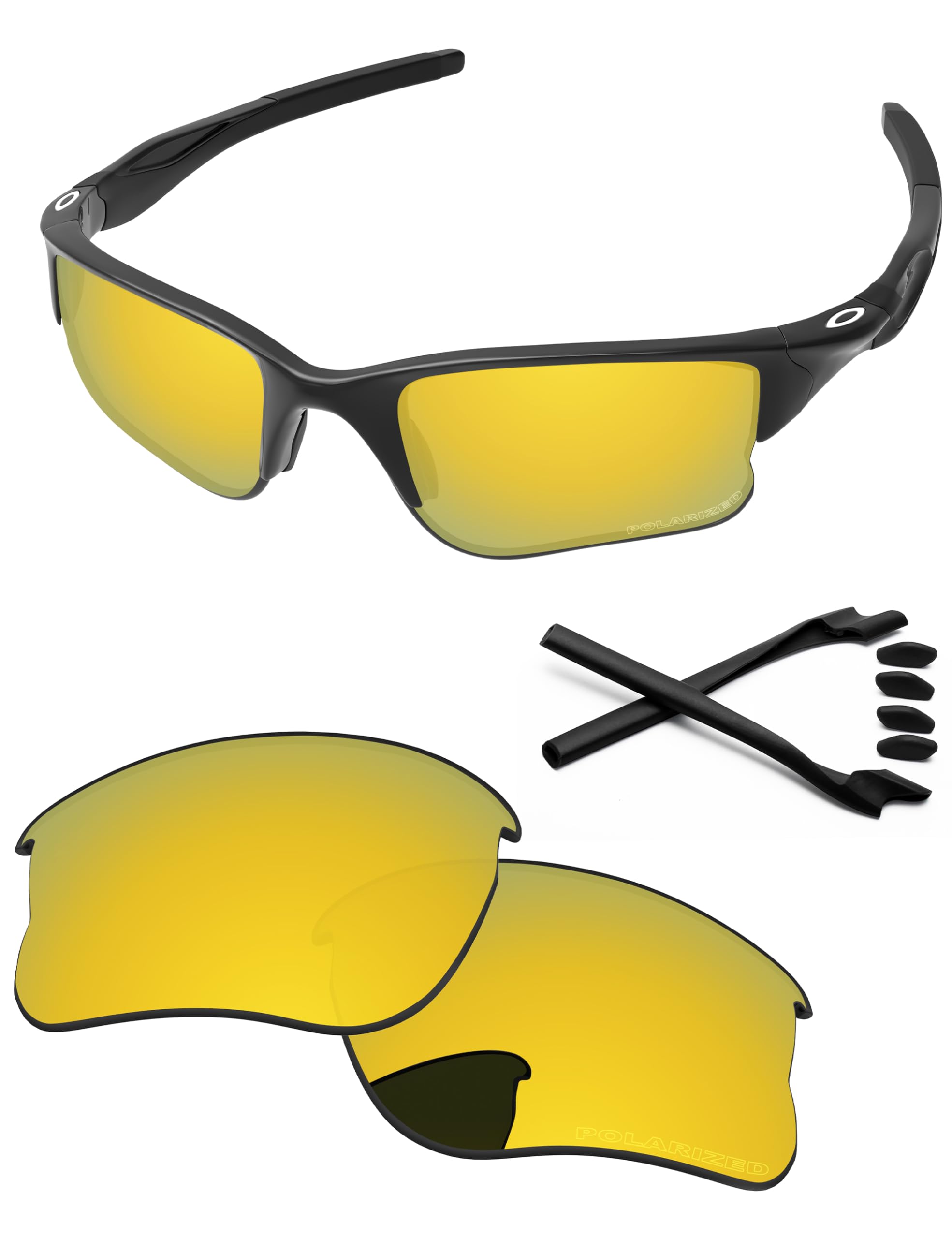 Amazon.co.jp: PapaViva 交換用レンズ&ラバーキット Oakley ハーフ 