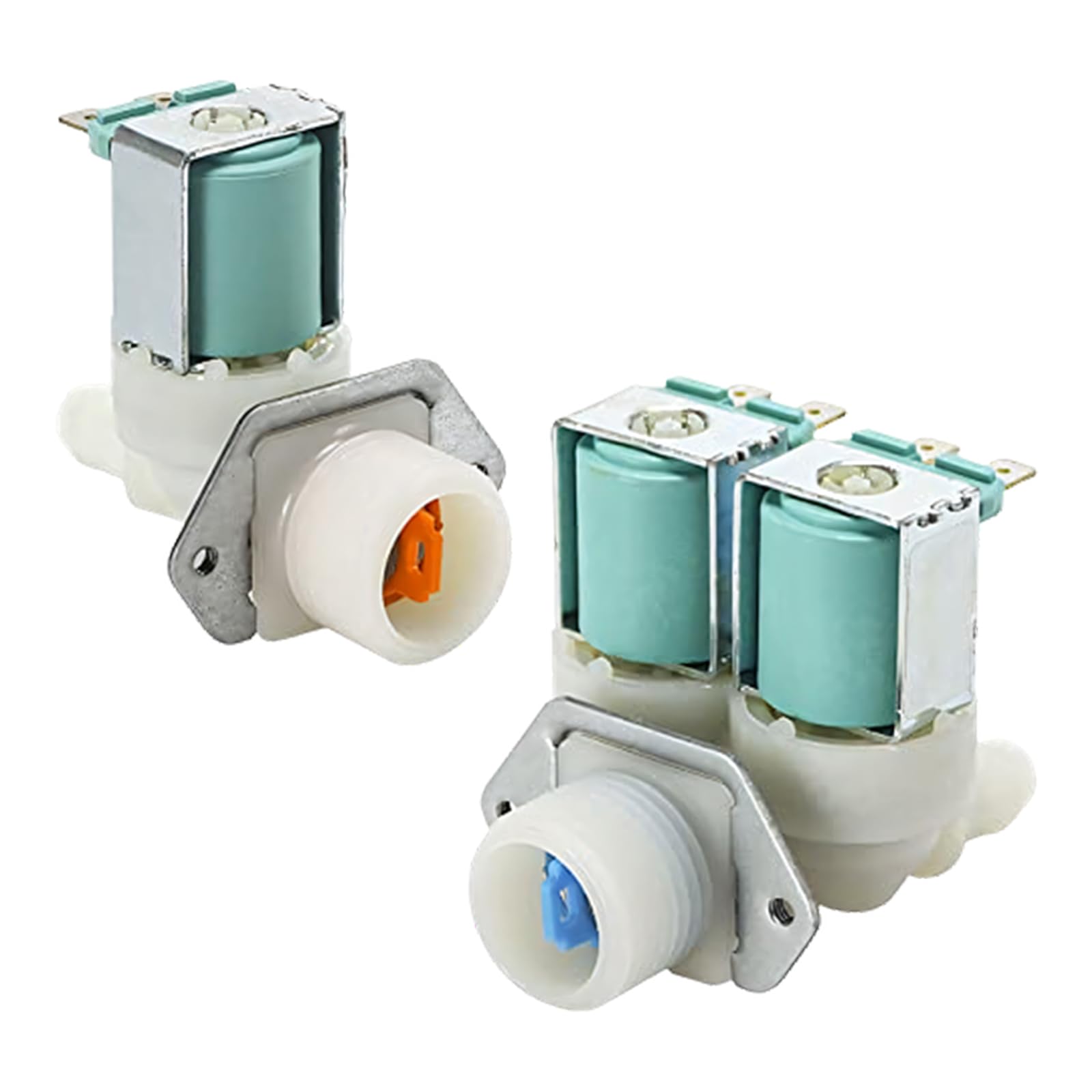 CUNZJIA 2 Pack Replacement Water Inlet Valves for Washer Fixes Common Issues Slow Filling Leaks Ensuring Smooth Operations