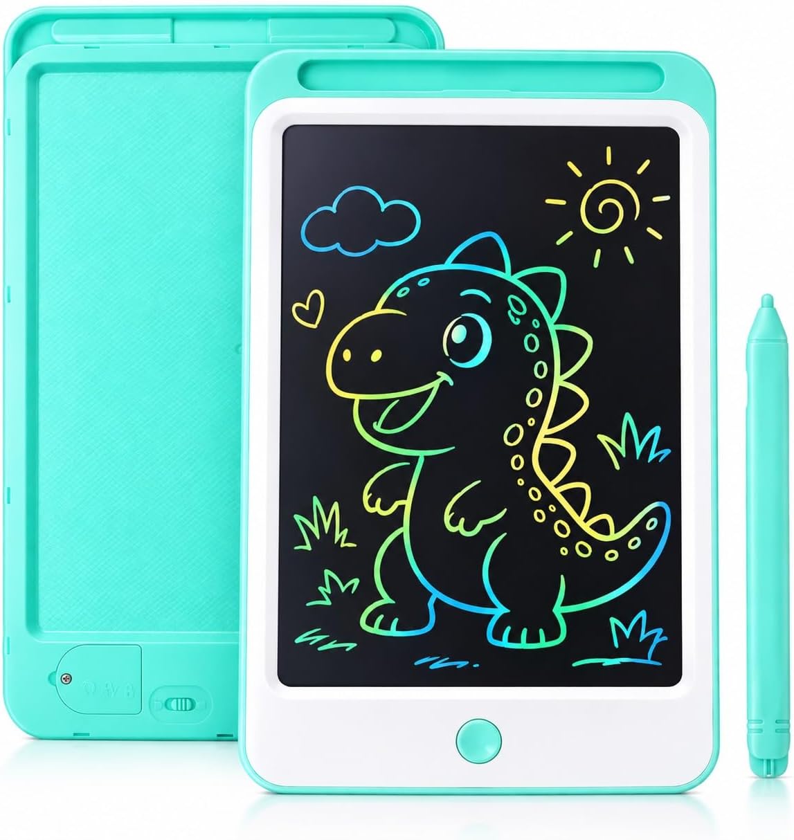 Toy Imagine LCD Writing Tablet for Kids Electronic Magic Slate Drawing Doodle Rough Digital Pad with Pen Graphic Tab Smart Notepad (Curve 8.5")