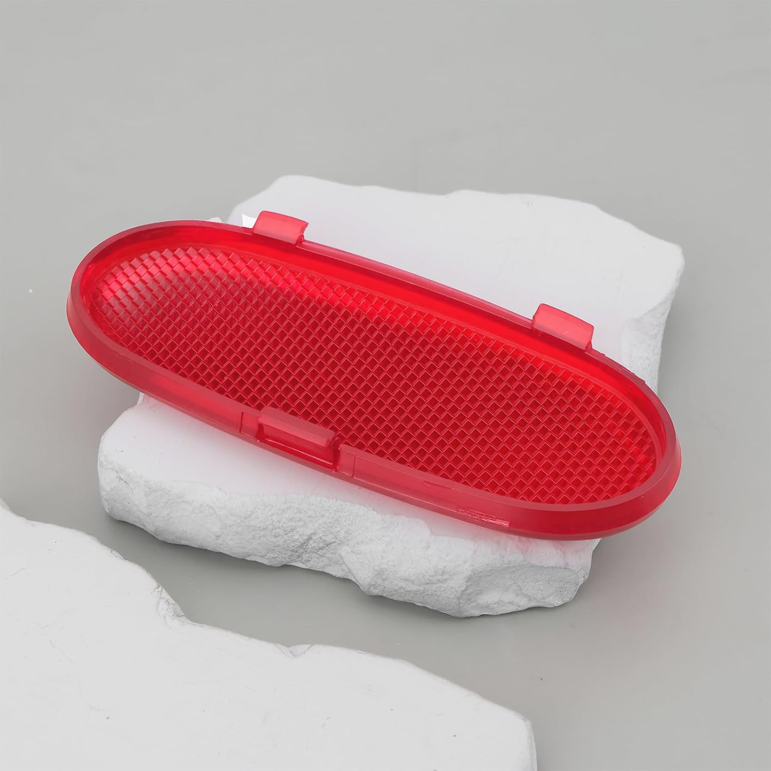 2Pcs Car Front Door Panel Reflector Interior Cover 5179299AA Compatible with Dodge Ram 1500 2002-2008 Red