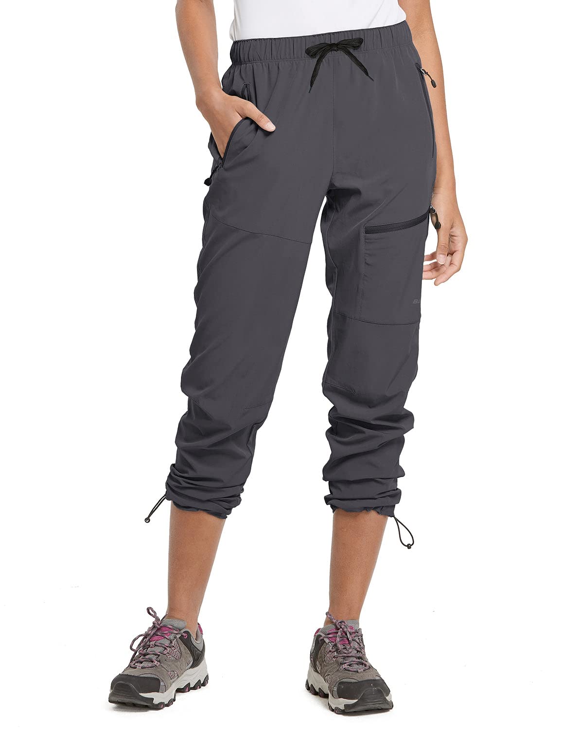 BALEAF Pantaloni Trekking Donna UPF 50+ Asciugatura Rapida Pantaloni Cargo Donna Traspiranti Impermeabile