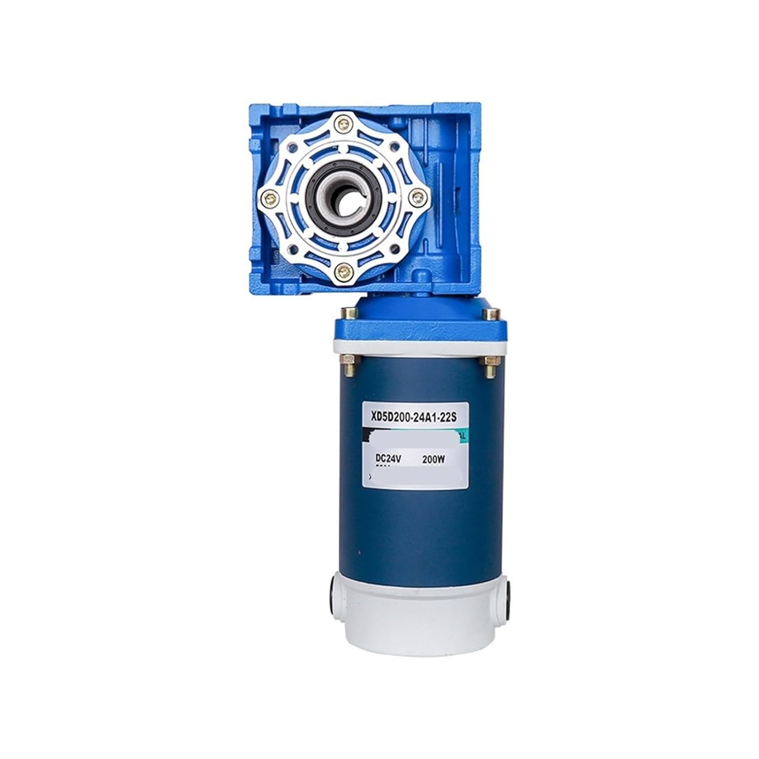 Speed ​​regulating Motor 200W Worm Gear 24v high Torque Forward and Reverse RV30 12V DC Reduction(XD5D200 -RV30 210 to 12V)