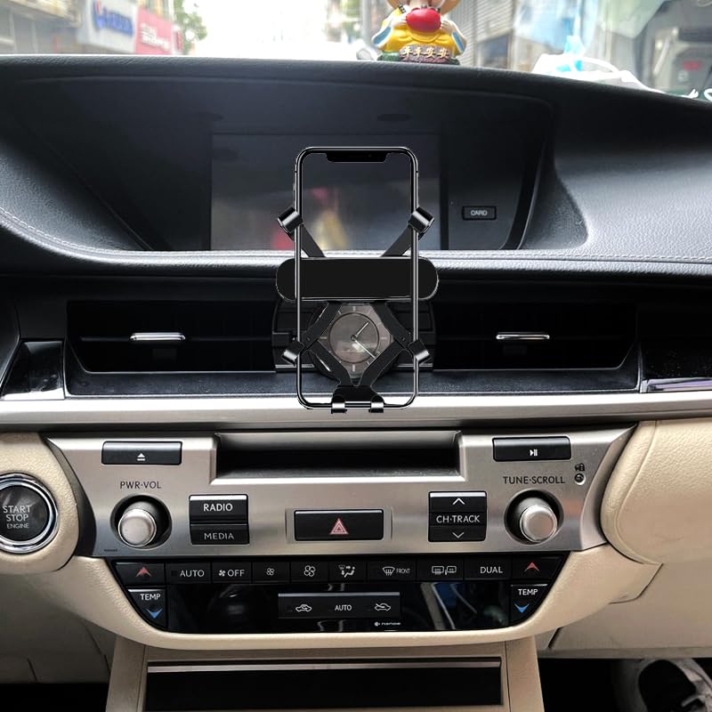 JNGXQ car Phone Holder for 2013-2018 Lexus ES 350 Phone Mount Interior Accessories ES 300H Phone Stand Vent (for 2013-2018 ES)