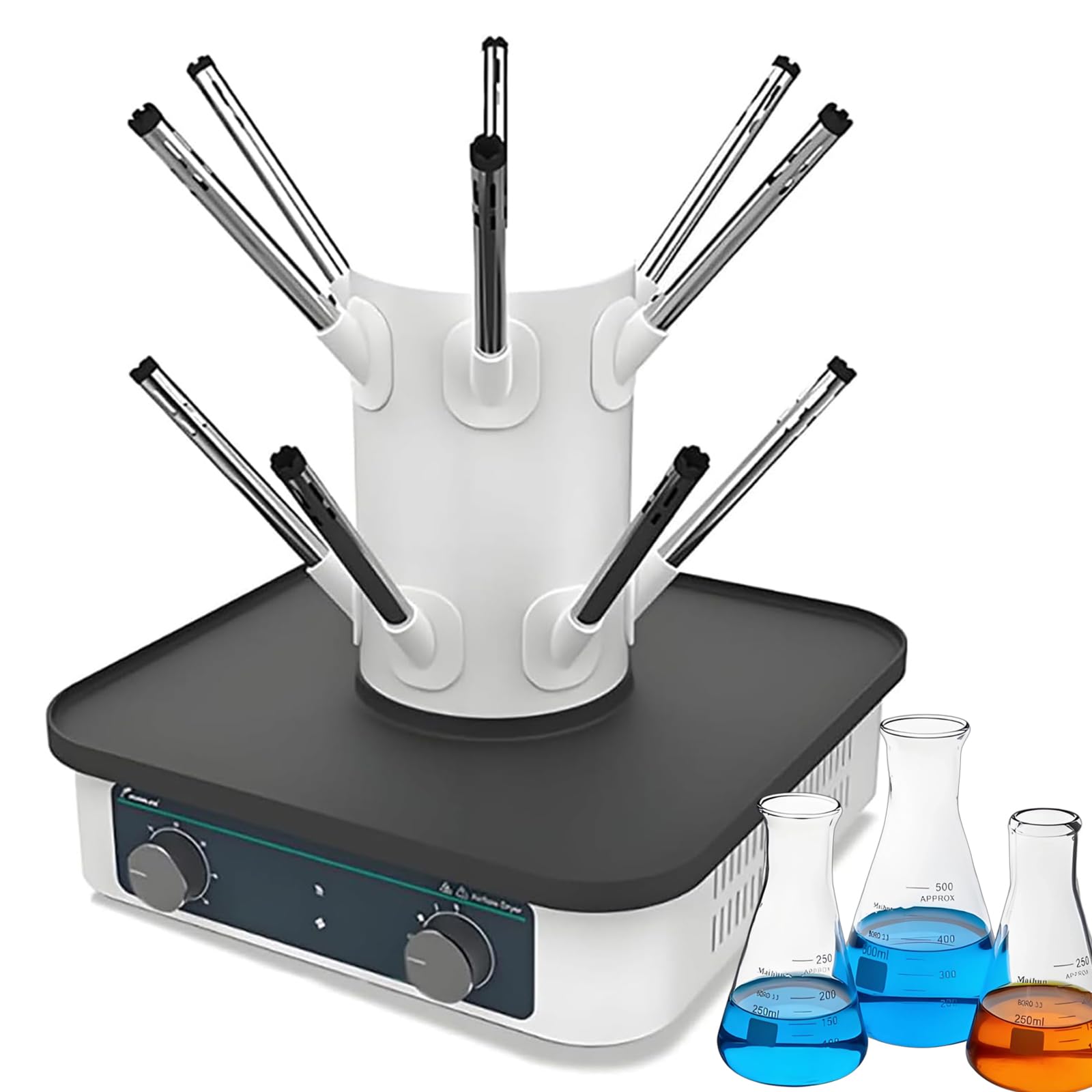 Labor Trockengestell, elektrischer Glaswarentrockner mit Luftstrom, Zeitanpassung & sicherem Übertemperaturschutz für wissenschaftliche Experimente und Bechertrocknung