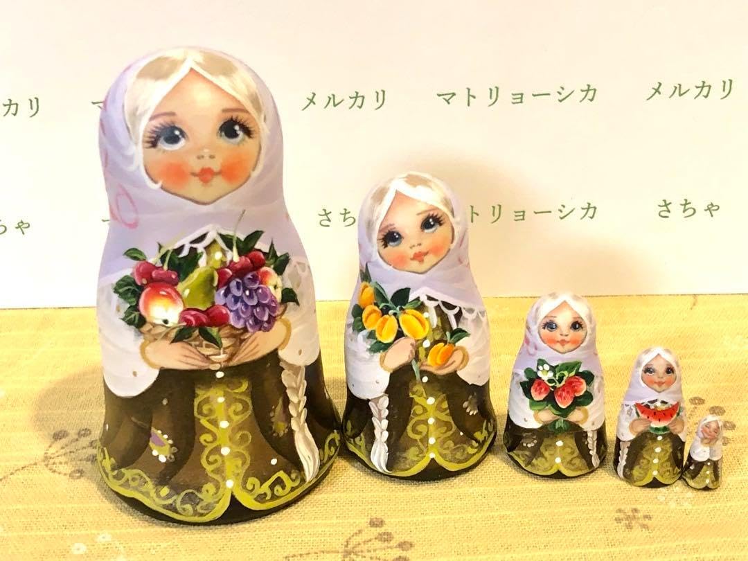ミニ マトリョーシカ　スヴェトラーナ・ニコラエヴァ　ニコラエバ　ロシア雑貨 ミニ マトリョーシカ スヴェトラーナ ニコラエヴァ ニコラエバ ロシア