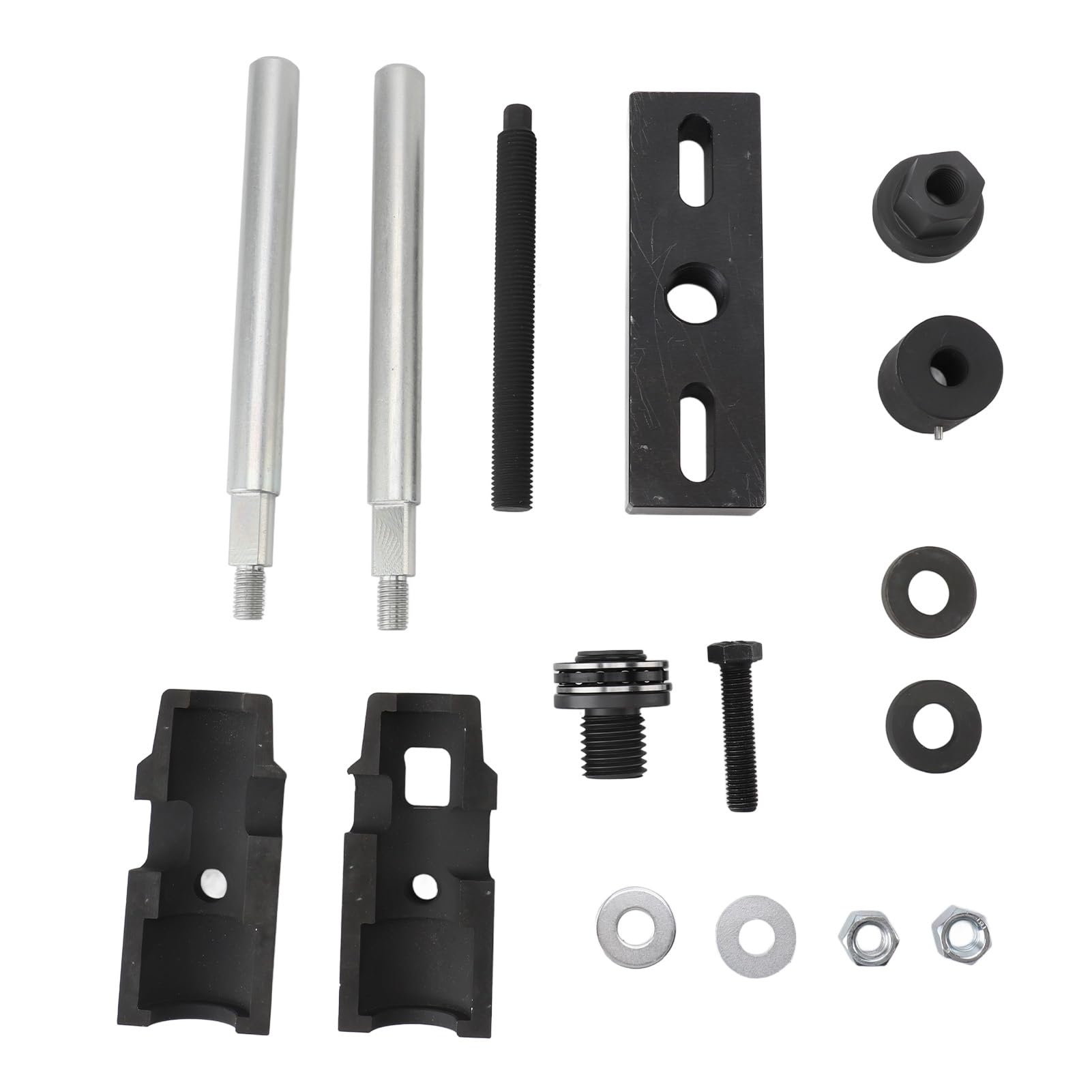 Zerodis Set Estrattore per Iniettori, Strumento in Acciaio al Carbonio con 22 Adattatori Rimozione Efficiente degli Iniettori nei Motori Edge 2.0L