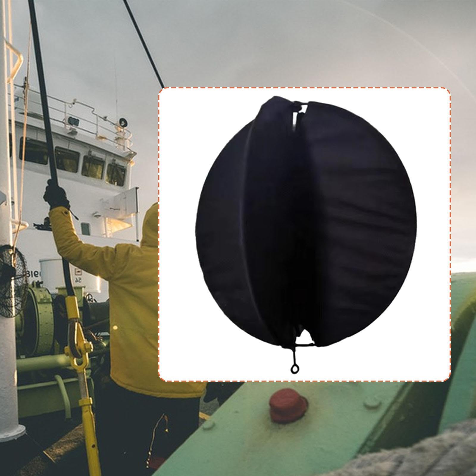 Palla di Segnalazione Dell'ancora, Palla di Segnalazione Diurna, Telone Pratico, Stabile, Durevole, Visibilità Diurna per Porti, Cant, Diametro 30 Cm