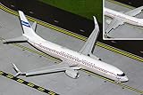 Gemini200 United Airlines Boeing 737-900ER Continental Retro Die-Cast Model, 1:200 Scale, All Metal Construction, Flaps Down, N75435 with Display Stand