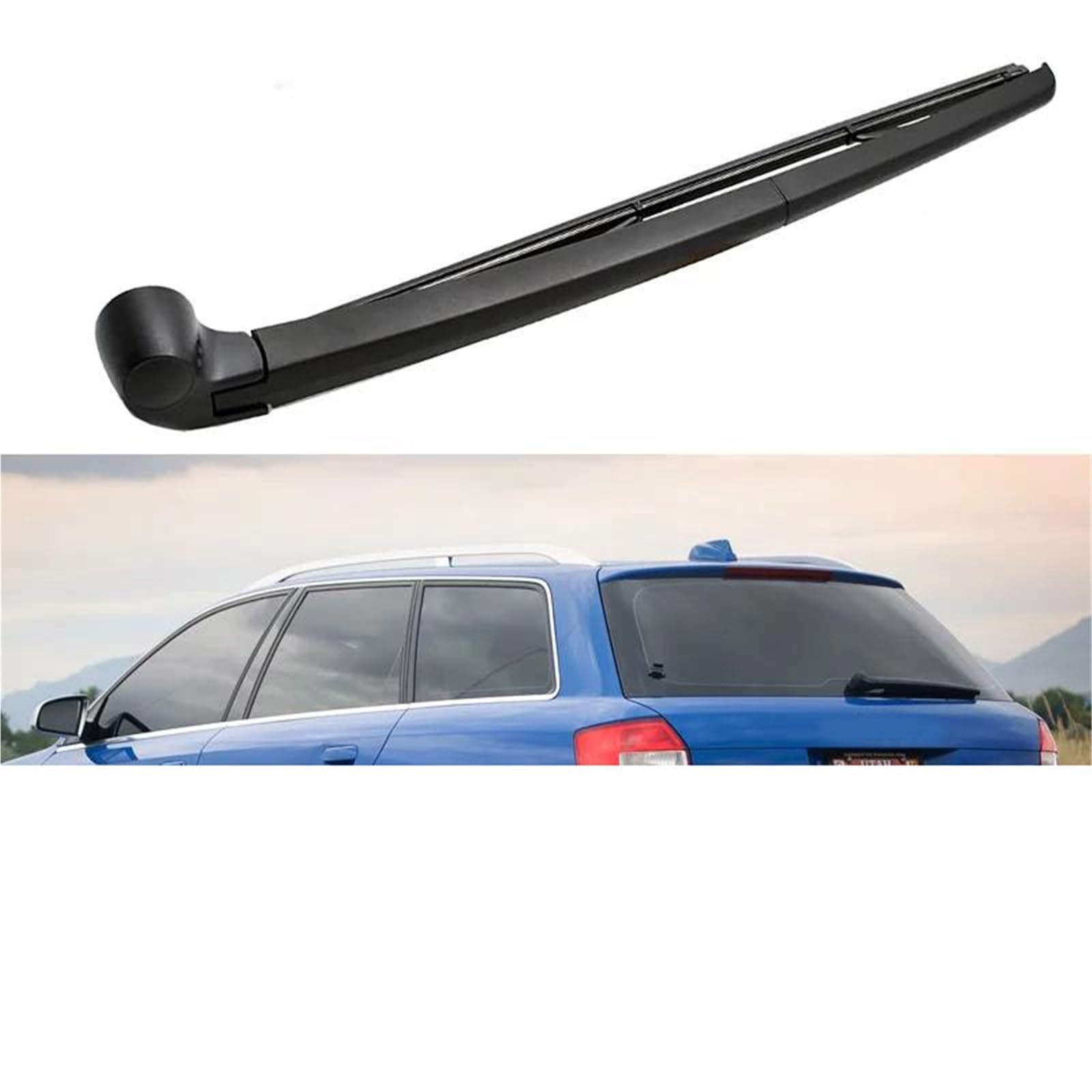 Kit Set Braccio E Spazzola Tergicristallo Posteriore da 14" per A&UDI A4 B6 B7 S4 2001-2008 2002 2003 2004 2005 Parabrezza Lunotto Posteriore Tergicristallo