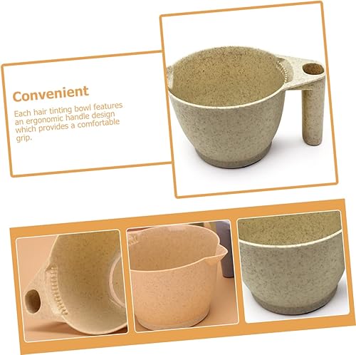 Miniatura 37 de 2 unids Herramientas de tinte para el cabello, cuenco de tinte para el cabello, cuenco de tinte para el cabello, color rubio brillante, en polvo