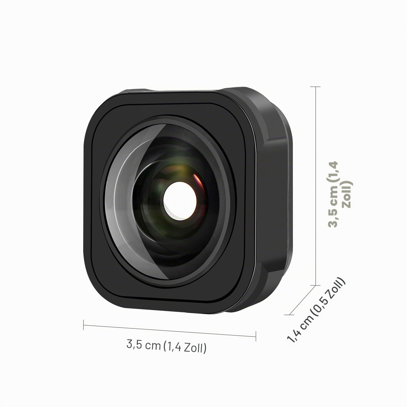 155° FOV Ultra-Weitwinkelobjektiv für GoPro Hero13 12 11 10 9 Wasserdicht Anti-Shake Horizontale Verriegelung HD Optisches Glas für Action-Kamera-Objektivzubehör