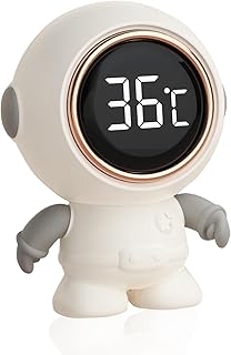 Termômetro de banho de bebê flutuante brinquedo IP65 à prova d'água astronauta termômetro de água para banheira termômetros de água de banho de bebê digital preciso com tela de LED