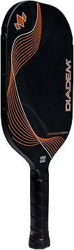 Diadem Icon Infinity Pro Pickleball Paddle | USAPA Approved | Dual Foam Core & Carbon Fiber | Maximum Power, Control, and Spin | High Performance with Replaceable Edge Guard