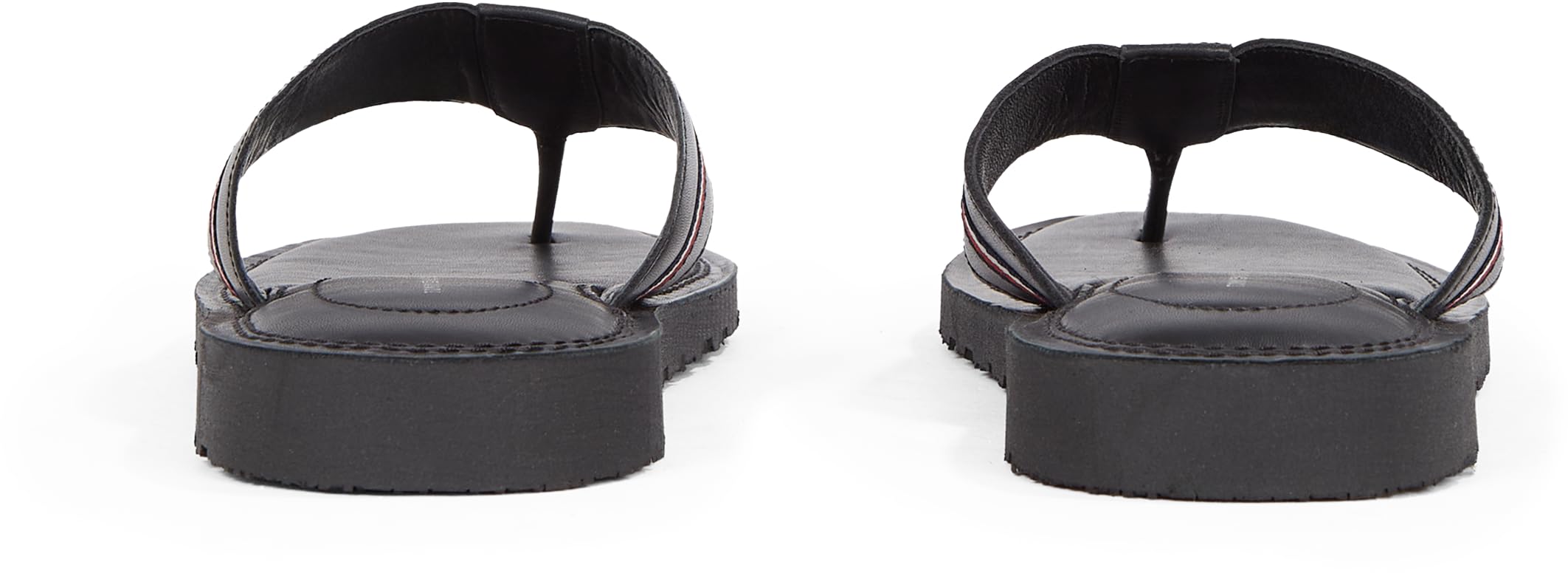 Tommy Hilfiger Herren Flip Flops Core Toe Post aus Leder