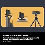 Creative Live! Cam 4K UHD USB Webcam with Backlight Compensation, Up to 60 FPS, 95° Wide-Angle Lens, Privacy Lens, Built-in Mics, Plug & Play for PC and Mac