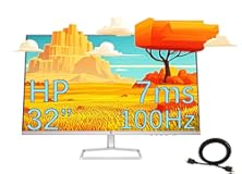 Monitor 32" VA Panel&comma; FHD&lpar;1920X1080&rpar;&comma; Anti-Glare Display&comma; 100Hz Refresh Rate&comma; 7 MS Response Time&comma; 2 x HDMI 1&period;4&comma; 1 x VGA&comma; 16&colon;9 Aspect Ratio&comma; Silver&comma; with HDMI Cable