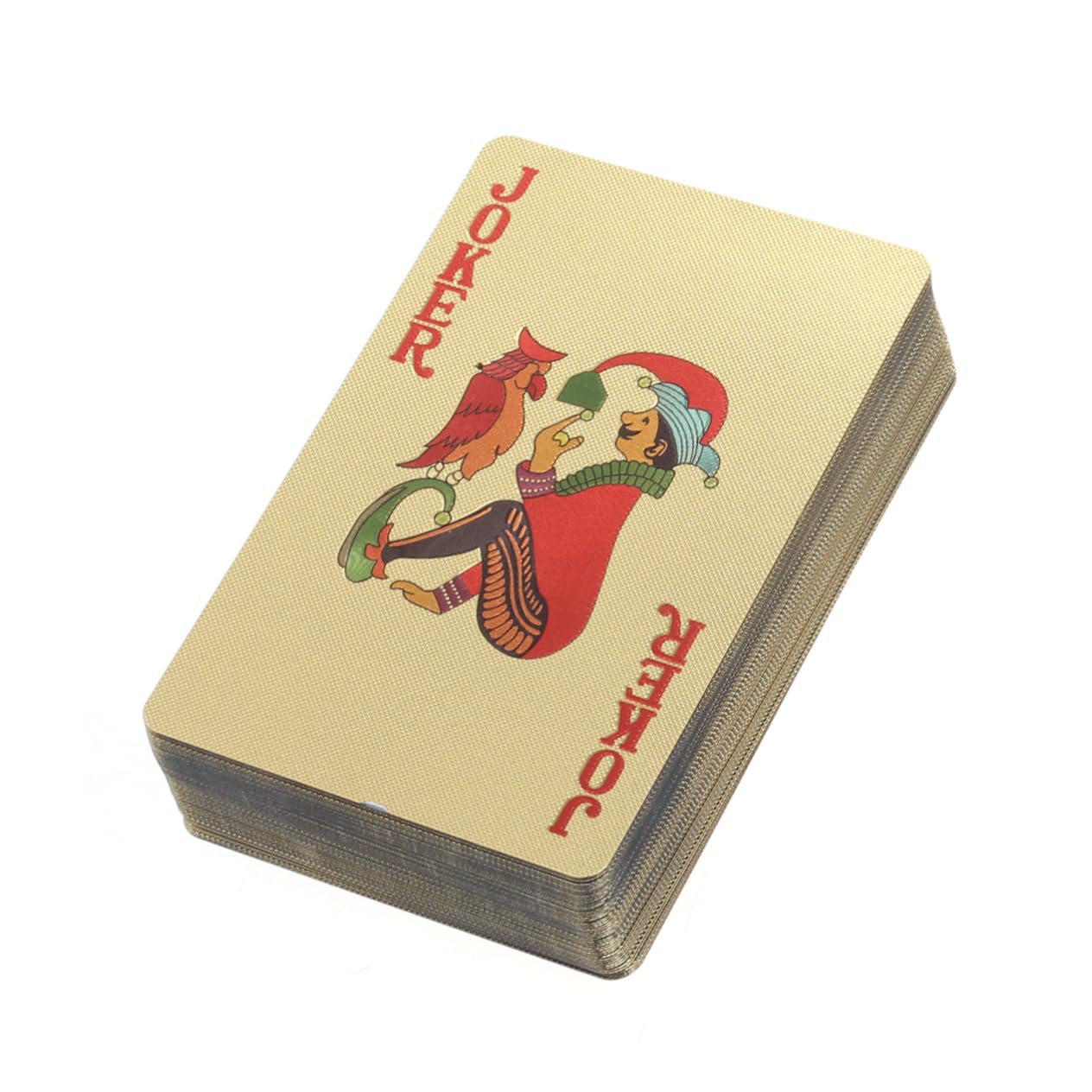 BESTonZON 3pezzi Carte Da Gioco Con Finitura Oro Per Giochi Da Tavolo Per Famiglie e Collezionisti Resistente e Lavabile Esperienza Di Gioco Di