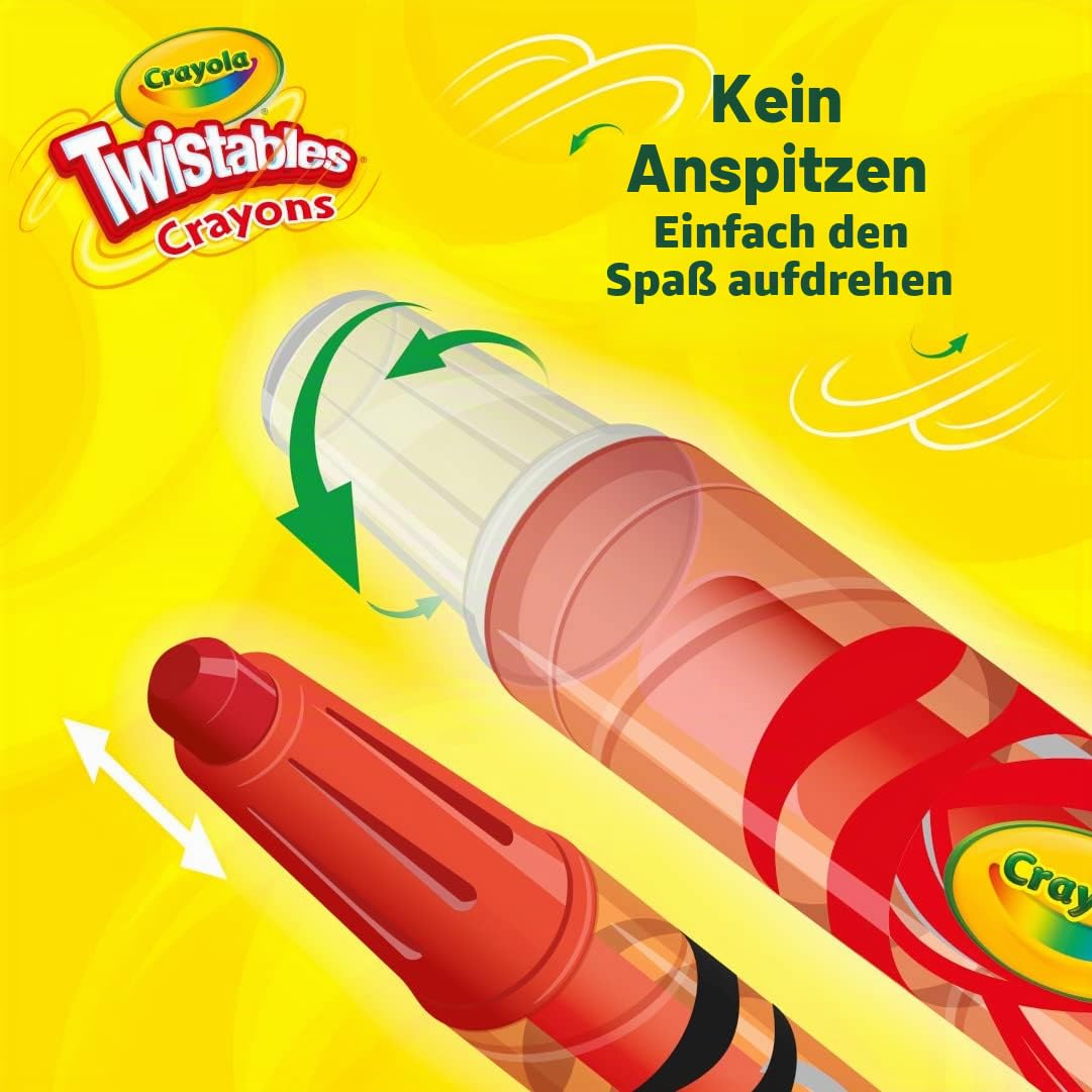 Crayola 24 Mini Twistables Special Effect Crayons