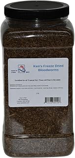 Ken's Fish & Pet Freeze Dried Bloodworms (1 lb. Jar)
