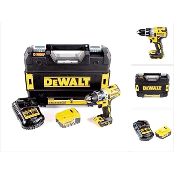 Dewalt Dcd 791 P1 18 V Perceuse Sans Fil Brushless Avec Boitier Tstak Box 1x Batterie Dcb 184 5 0 Ah Chargeur Dcb 105 Amazon Fr Bricolage