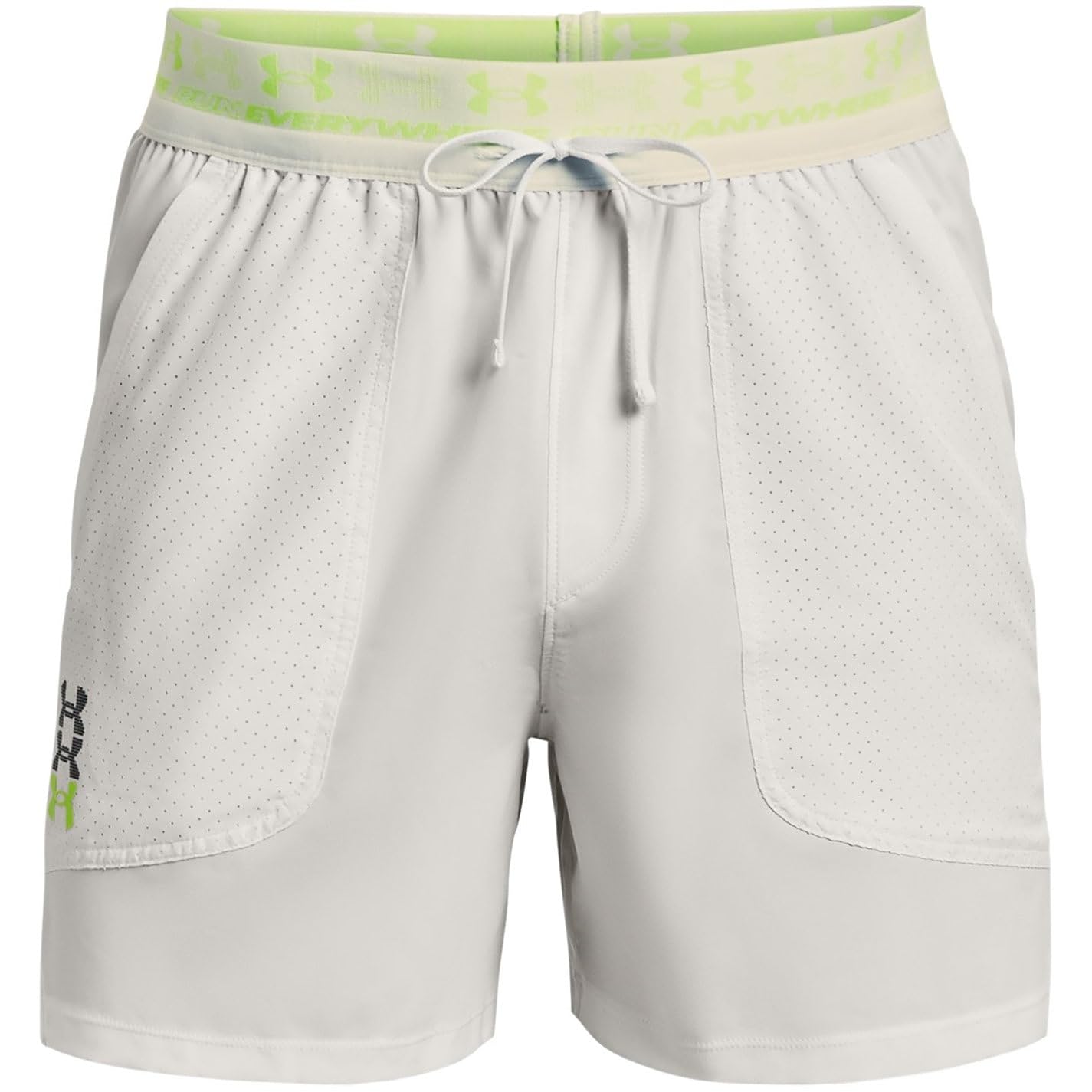 Short Under Armour Run Anywhere gris vêtement respirant de course