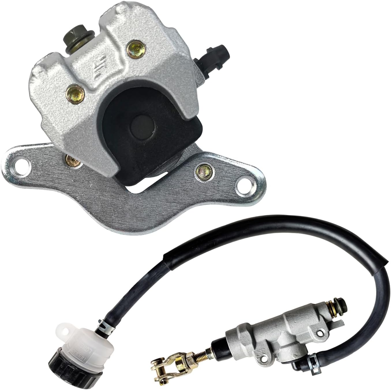 Rear Brake Caliper & Master Cylinder Compatible with Yamaha YZ80 1993-2001 YZ85 2002-2022 OEM # 5PA-2580W-00-00 4ES-2580W-00-00 4ES-2583V-00-00