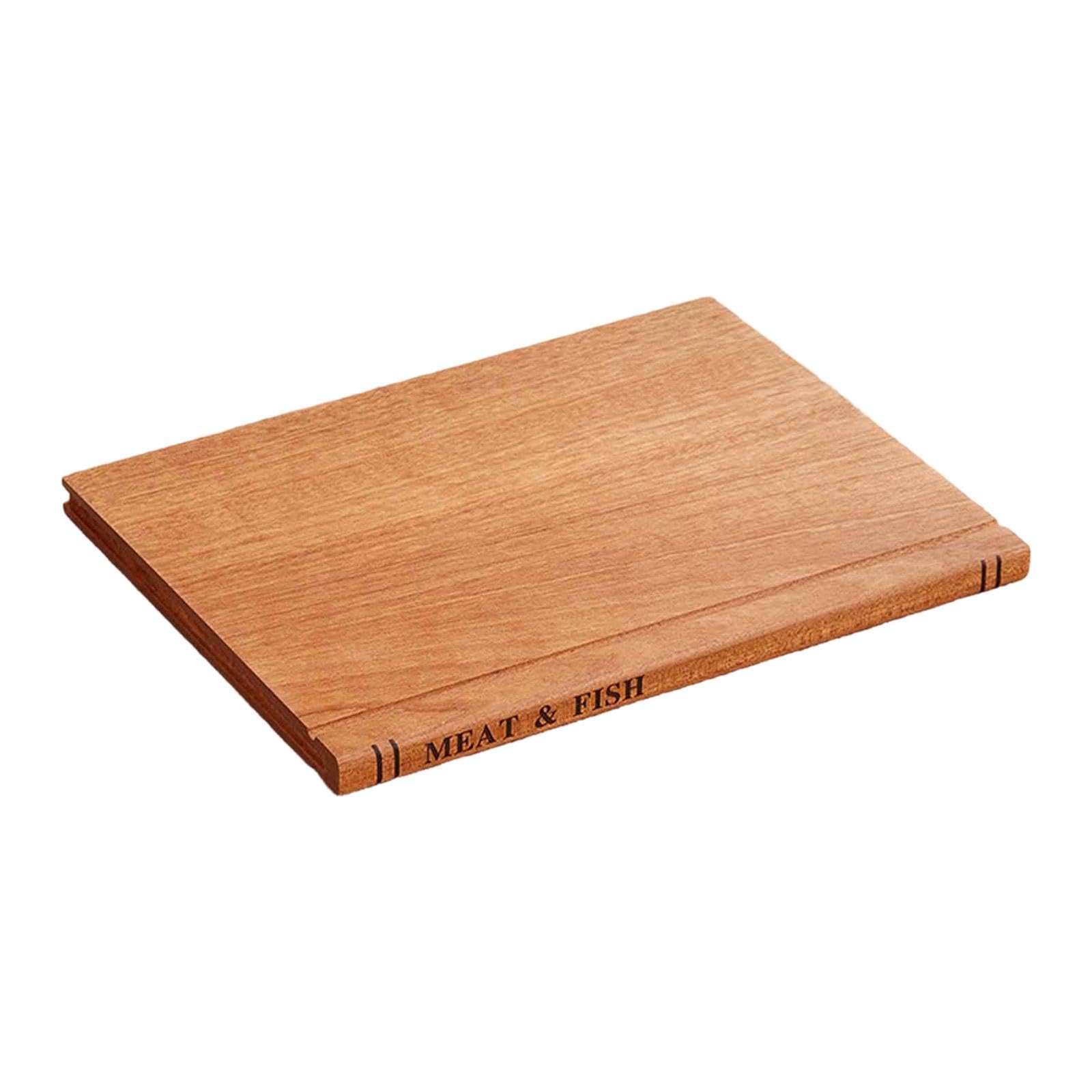 3 Piezas Tabla de Cocina de Madera Tabla para Cortar Rectangular Placa para Fácil de Limpiar Tabla de Presentación para Quesos Y Embutidos Di, Style a, Individual