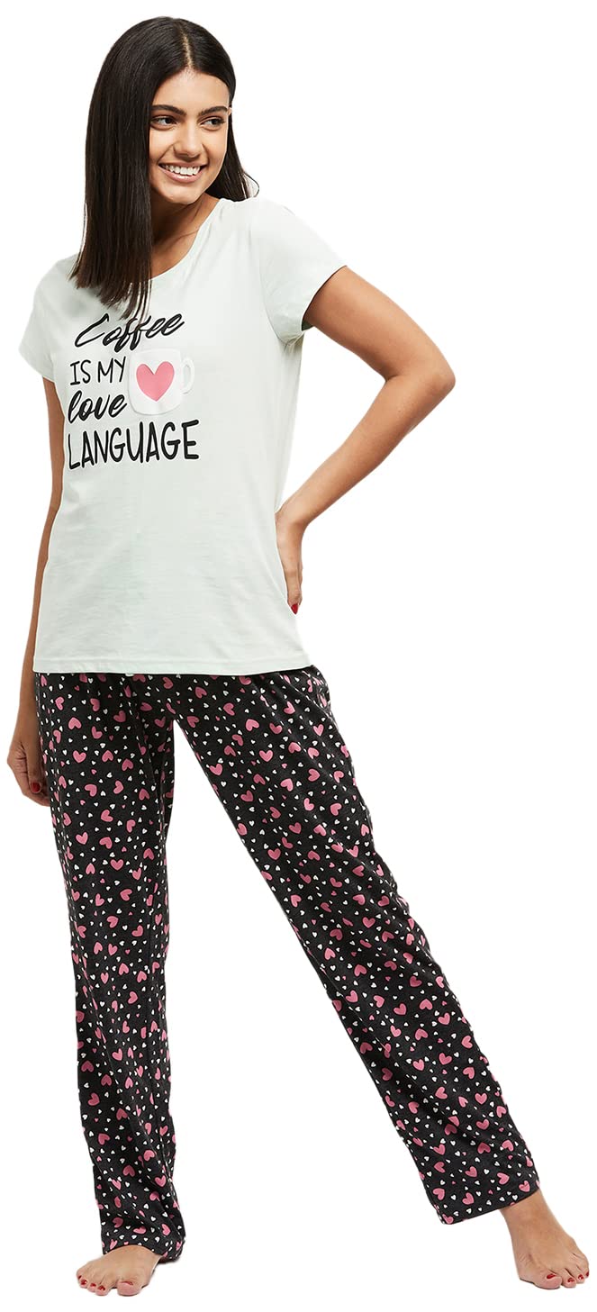 Max Women Cotton Night Suit Pajama Set
