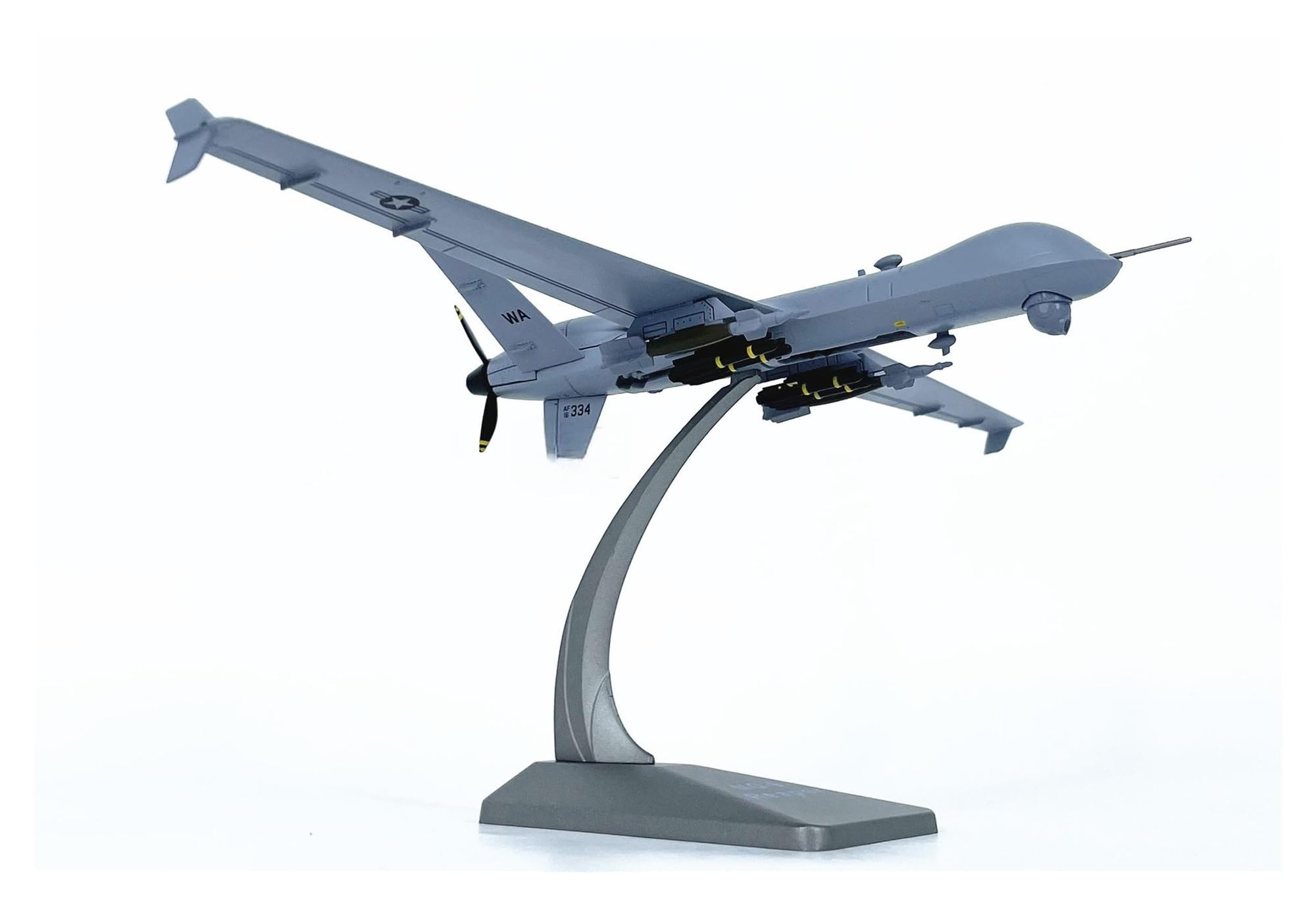 1:72 per mq-9 Reaper Ricognizione E Attacco Drone Modello di Aereo Statico Metallo Modello Realistico Kit di Costruzione di Modello